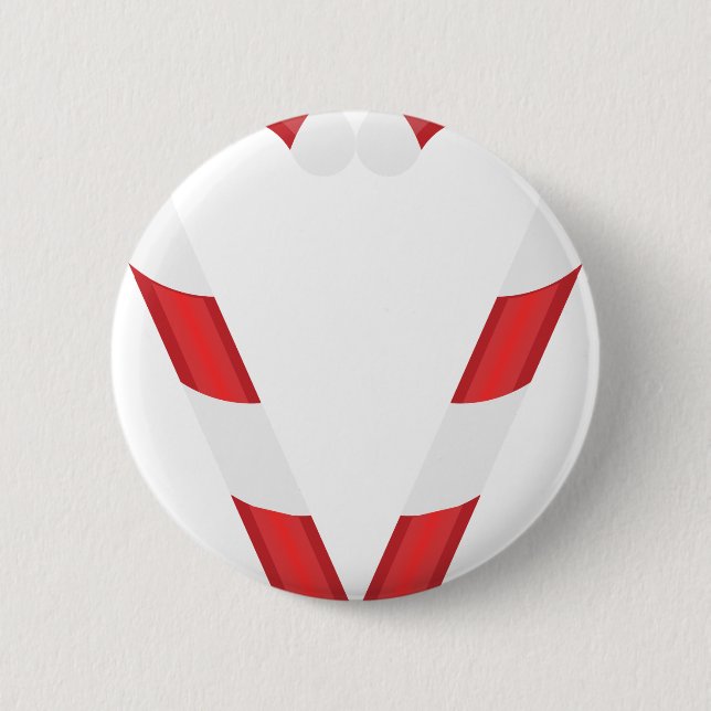 candy cane heart button (Front)