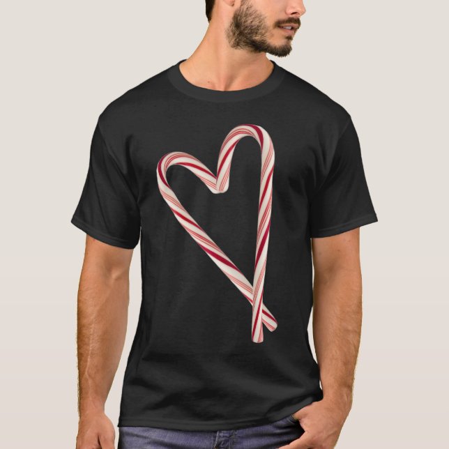 Candy Cane Heart T-Shirt (Front)