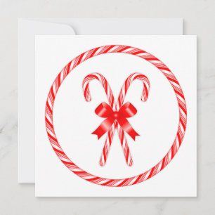 Candy Cane Holiday Card