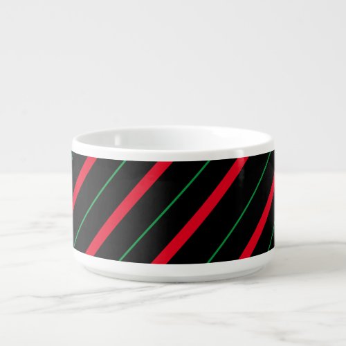 Candy Cane Holiday Christmas Bowl