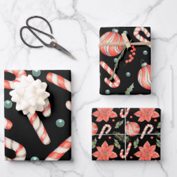 candy cane holiday  Wrapping Paper Sheets