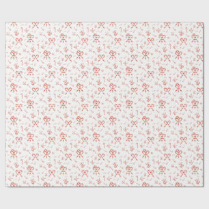 Candy Cane Jumble Wrapping Paper