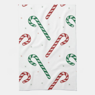 Candy Cane Kitchen Towel