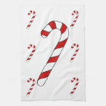 Candy Cane Kitchen Towel