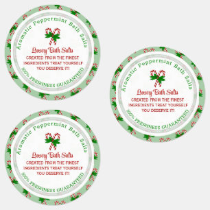 Candy Cane Labels