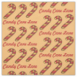 Candy Cane Lane Christmas Cookie Holiday Baking Fabric