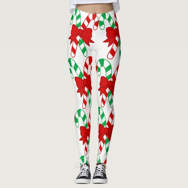 Candy Cane Leggings (Front)