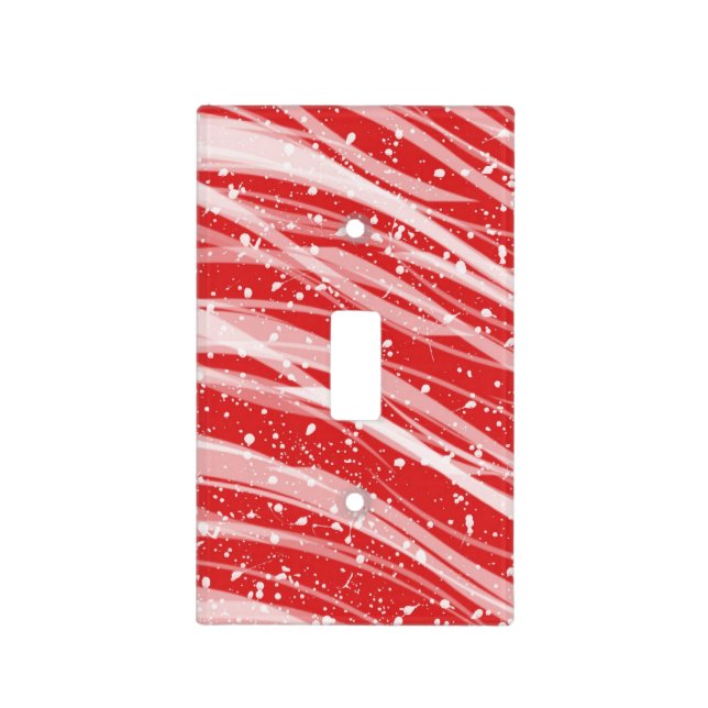 Candy Cane Light Switch Cover (Front)