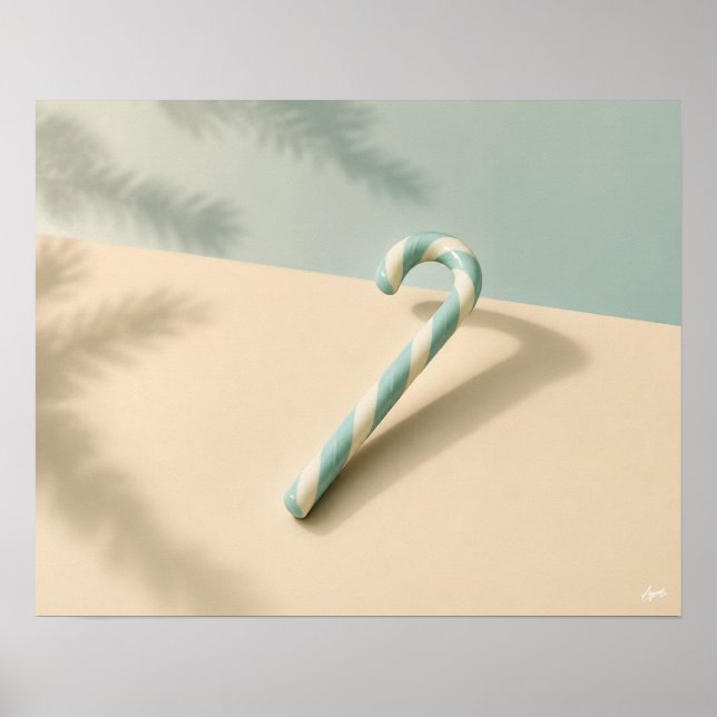 Candy Cane Line Break Poster (Front)