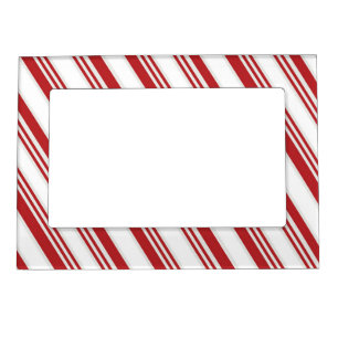 Candy Cane Magnetic Frame