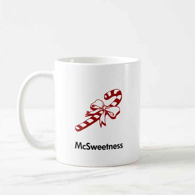 Candy Cane McSweetness Coffee Mug (Left)