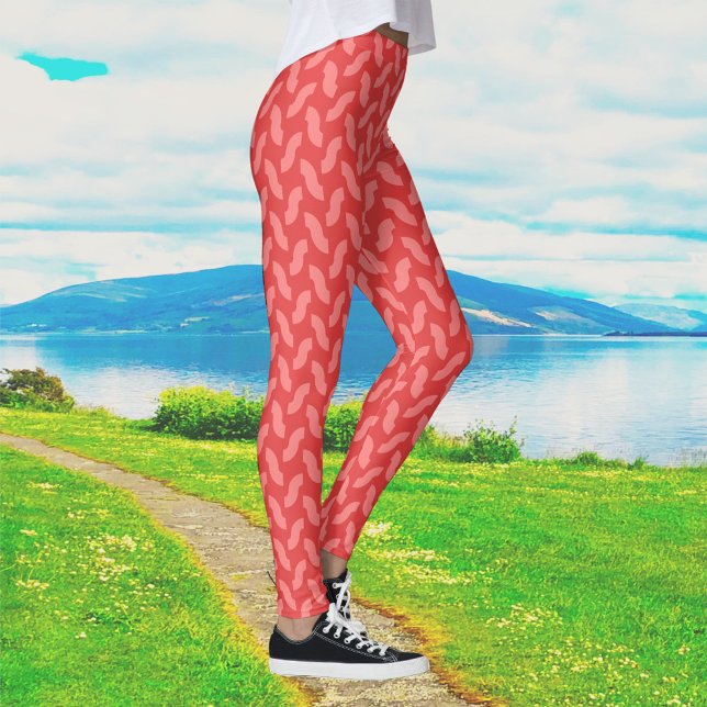 Candy Cane Medium Leggings (Creator Uploaded)