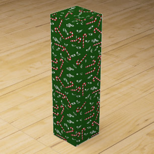 Candy Cane Music Wine Box
