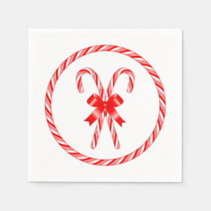 Candy Cane Napkins