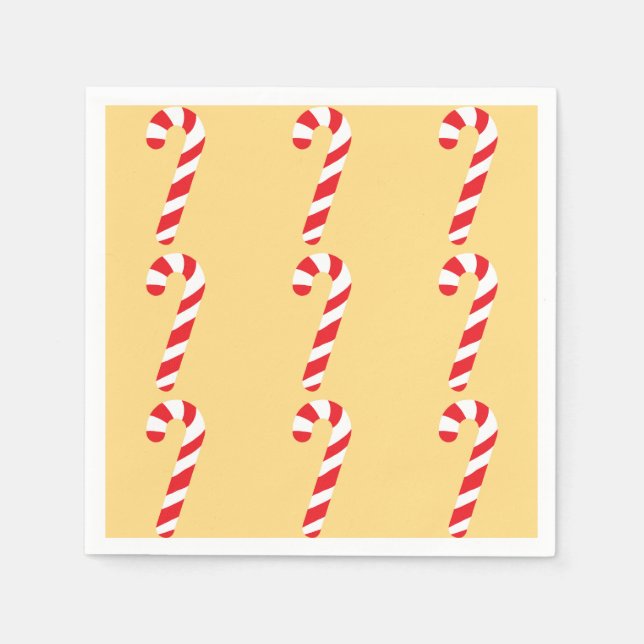 Candy Cane Napkins (Front)