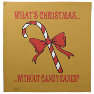 Candy Cane Napkins