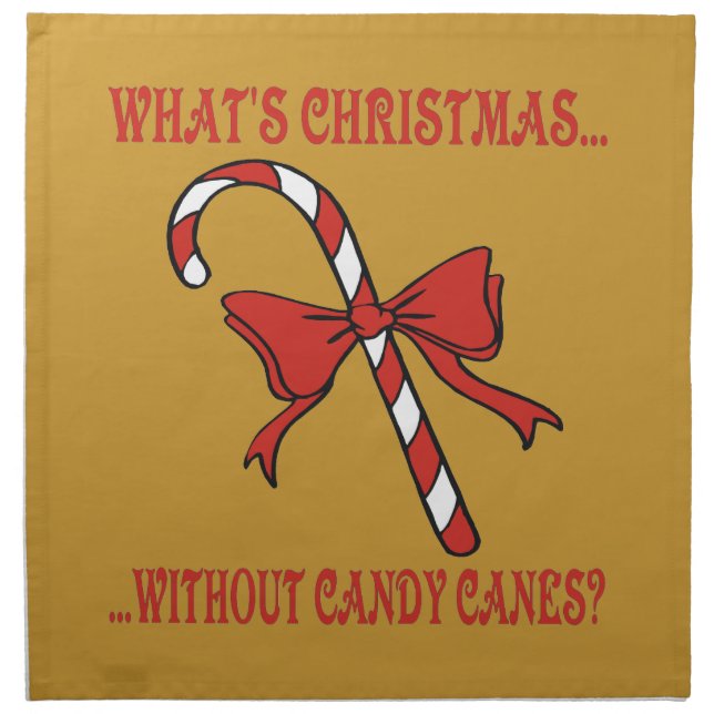 Candy Cane Napkins (Front)