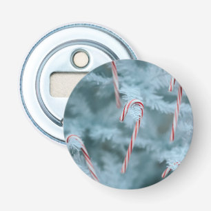 Candy Cane on Tree Bottle Opener