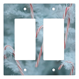 Candy Cane on Tree Light Switch Cover