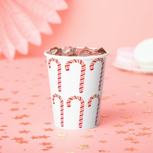 Candy Cane Paper Cup