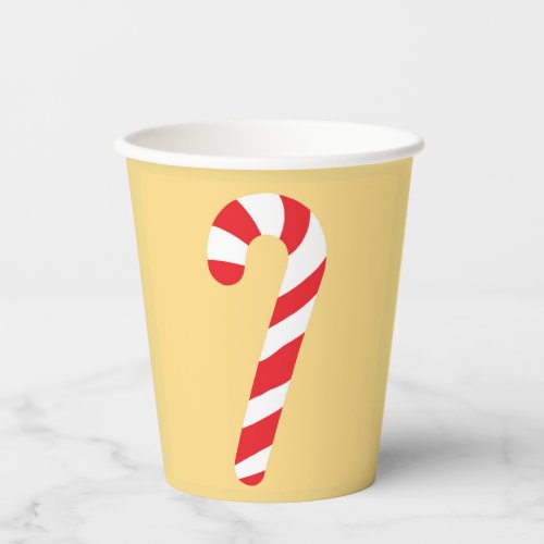 Candy Cane Paper Cup