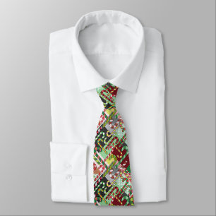 Candy Cane Pattern  Neck Tie