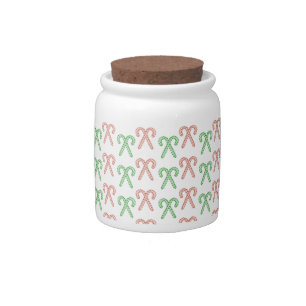 Candy cane/peppermint  candy jar