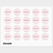 Candy Cane Peppermint Christmas Sugar Scrub Labels | Zazzle