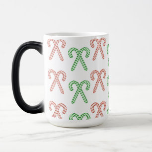 Candy cane/peppermint color morph mug