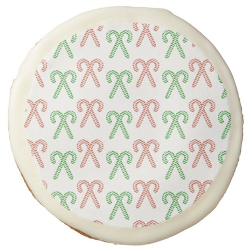 Candy canepeppermint  sugar cookie