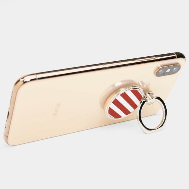 Candy Cane  Phone Ring Stand (On Phone)