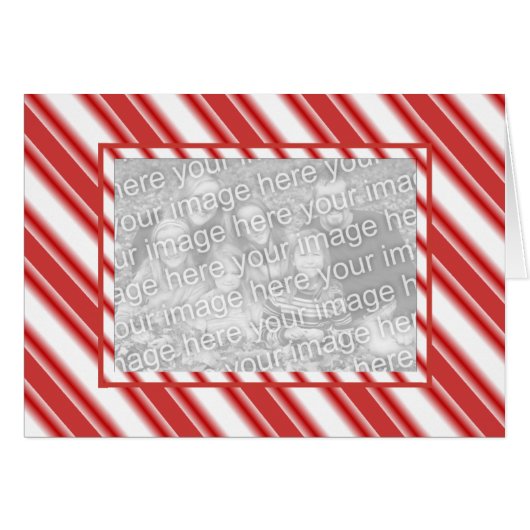 Candy Cane Photo Card (Front Horizontal)