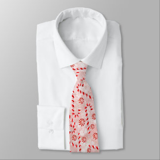 Candy Cane pink Neck Tie