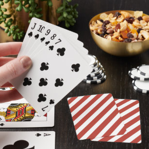 Candy Cane  Playing Cards