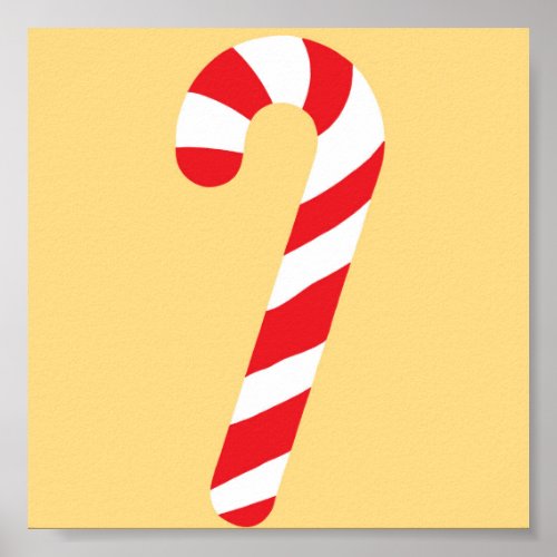 Candy Cane Poster