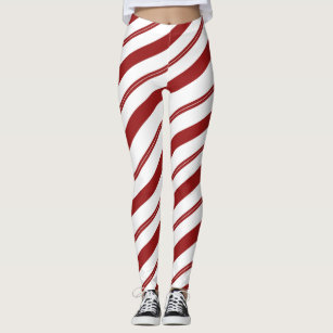 Women's Candy Stripes Leggings | Zazzle