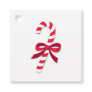 Candy Cane Ribbon Classic Illustration Favor Tags
