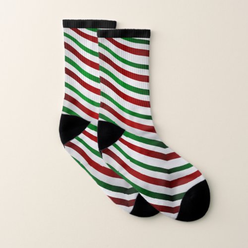 Candy Cane Socks Festive Christmas Socks