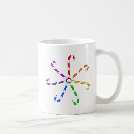 Candy Cane Spiral Coffee Mug