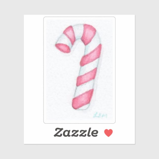 Candy Cane Sticker (Sheet)