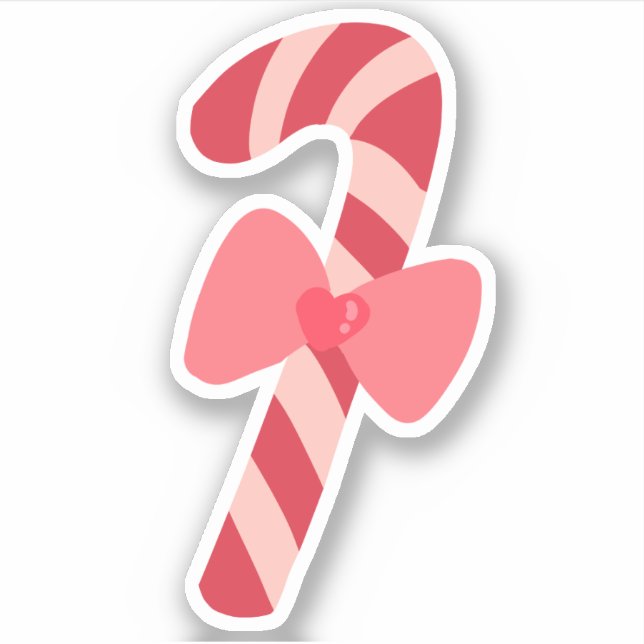 candy cane sticker (Front)