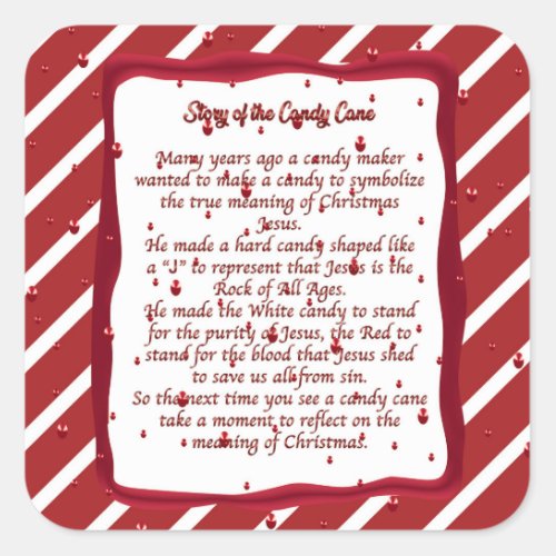 Candy Cane Stickers