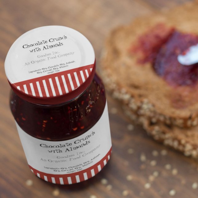 Candy Cane Strip Food Labels (Creator Uploaded)