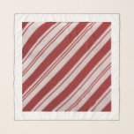 Candy Cane Stripe Scarf<br><div class="desc">Candy cane stripe pattern with white border.</div>
