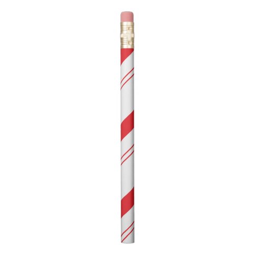Candy Cane Stripe Stocking Stuffer Custom Pencil