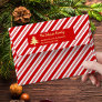 Candy Cane Stripes Christmas Party Holiday Mailing Envelope