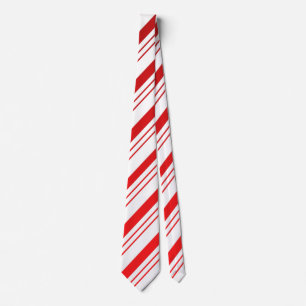Candy Cane Stripes Christmas Tie