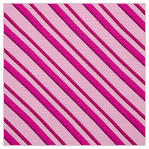 Candy Cane Stripes in Peppermint Pink  Fabric