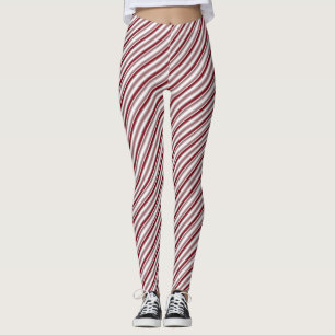 Candy Cane Stripes in Your Favorite Color Leggings