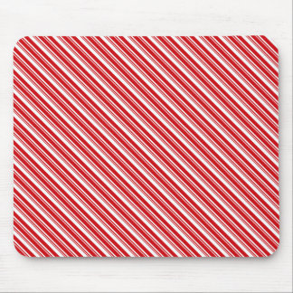 Candy Cane Stripes Mouse Pad